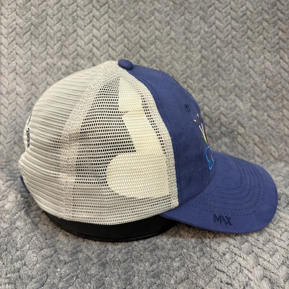 Tyson Bass Association Bull Shoals Lake 2026 Trucker Hat Blue Grey Mesh Cap